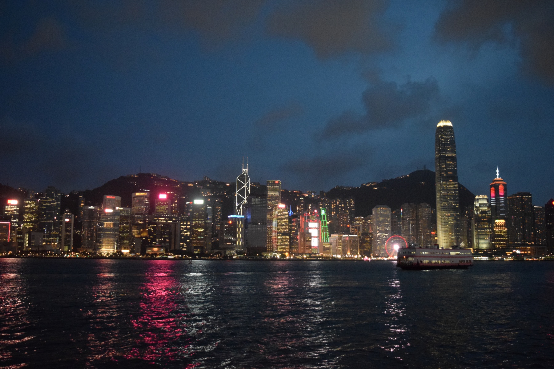 香港维多利亚港夜景